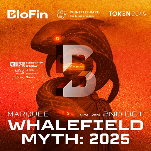 BloFin — титульный спонсор TOKEN2049 Singapore — дебютирует с самым большим в истории стендом Build и афтепати с участием диджея BLOND:ISH для более чем 1800 человек